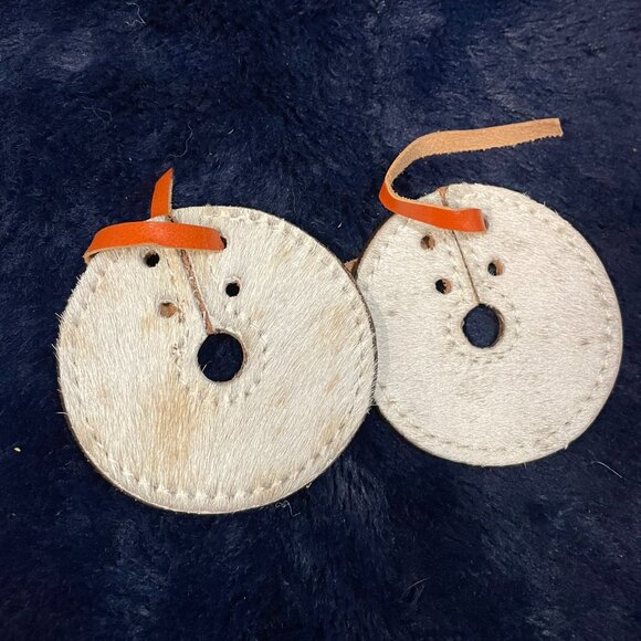 8" Diameter Cowhide Bit Gaurds - Picture 2 of 3